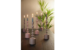 Light & Living Kandelaar Ø10x34 Cm SHEVA Mat Bruin