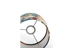 Light & Living Kap Cilinder 20-20-15 Cm BLOOM Blauw