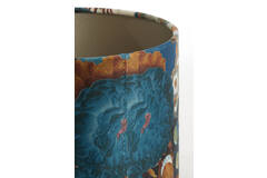Light & Living Kap Cilinder 20-20-15 Cm BLOOM Blauw