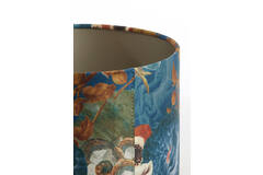 Light & Living Kap Cilinder 25-25-18 Cm BLOOM Blauw
