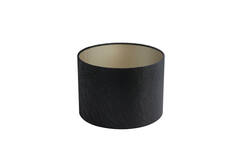 Light & Living Kap Cilinder 25-25-18 Cm LUBIS Zwart