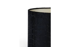 Light & Living Kap Cilinder 25-25-18 Cm PRAYA Zwart
