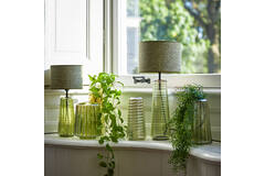 Light & Living Kap Cilinder 25-25-18 Cm TWEED Groen