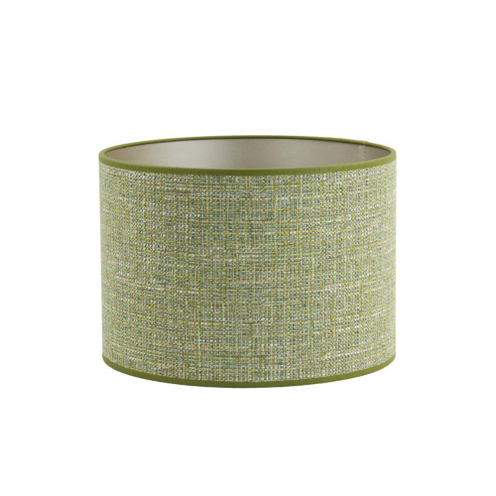 light & living Kap cilinder 25-25-18 cm TWEED groen