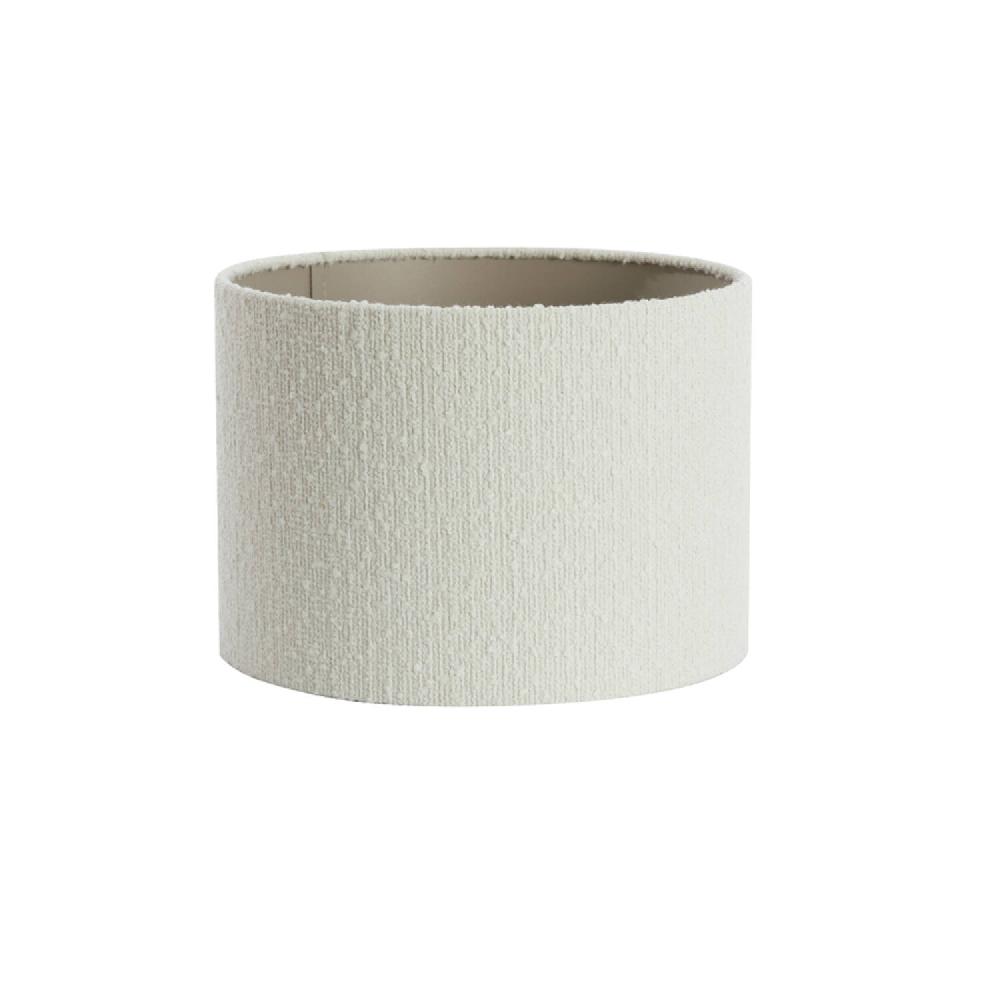 light & living Kap cilinder 30-30-21 cm BOLERO wit