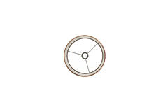 Light & Living Kap Cilinder 30-30-21 Cm PRAYA Bruin