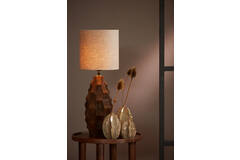 Light & Living Kap Cilinder 35-35-30 Cm DARK LINEN