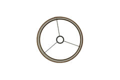 Light & Living Kap Cilinder 40-40-30 Cm LUBIS Bruin