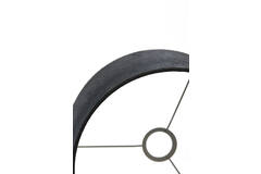 Light & Living Kap Cilinder 40-40-30 Cm LUBIS Zwart