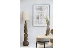 Light & Living Kap Cilinder 40-40-49 Cm SENDAI Zand