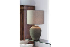 Light & Living Kap Cilinder 50-50-38 Cm DARK LINEN