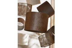 Light & Living Kap Cilinder 50-50-38 Cm LUBIS Bruin