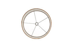 Light & Living Kap Cilinder 50-50-38 Cm PRAYA Bruin