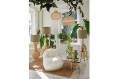 Light & Living Kap Cilinder 50-50-38 Cm TWEED Groen