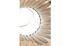 Light & Living Kap Drum Ø41x42 Cm LOA Crème+zwart