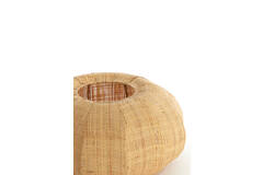 Light & Living Kap Ø50x21 Cm RAFIKA Raffia Naturel