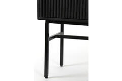 Light & Living Kast 120x40x180 Cm ABAGE Hout Zwart