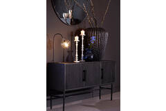 Light & Living Kast 150x40x80 Cm ABAGE Hout Zwart