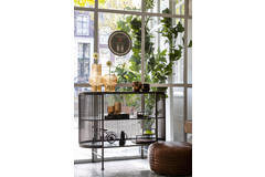 Light & Living Kast Open 100x40x80 Cm YINTHE Zwart