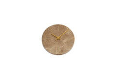 Light & Living Klok Ø15 Cm MORENO Marmer Bruin