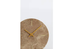 Light & Living Klok Ø15 Cm MORENO Marmer Bruin