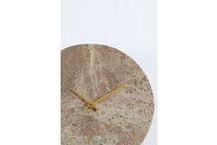 Light & Living Klok Ø20 Cm MORENO Marmer Bruin