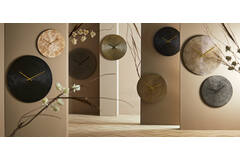 Light & Living Klok Ø43 Cm MORENO Marmer Bruin