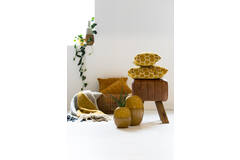 Light & Living Kruk 40x31x46 Cm RAMY Leer Bruin