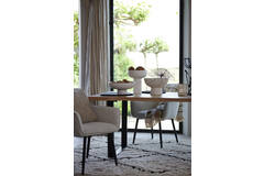 Light & Living Kussen 45x45 Cm BARAKI Zand-zwart