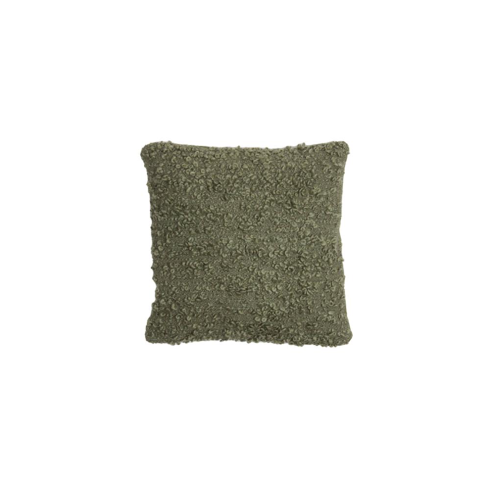 light & living Kussen 45x45 cm HUMADA bouclé groen