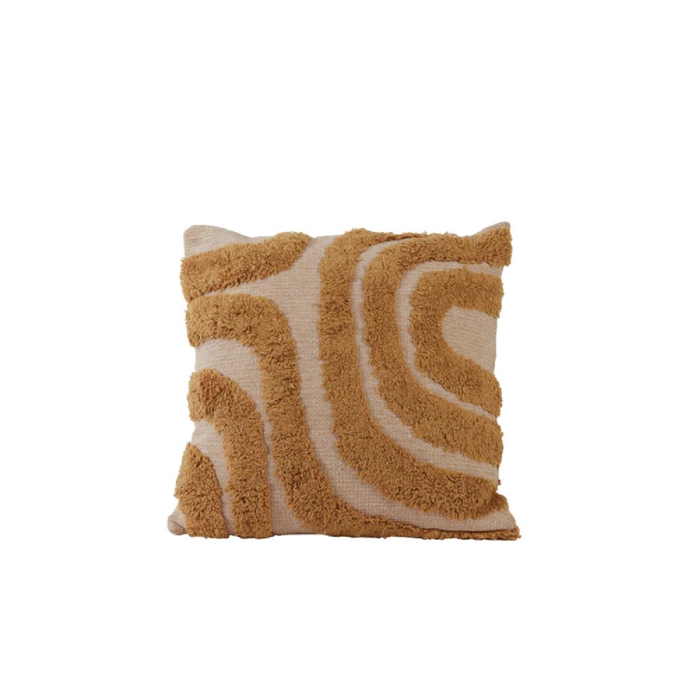 light & living Kussen 45x45 cm SAKALA licht bruin