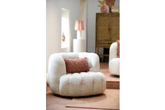 Light & Living Kussen 60x30 Cm HUMADA Bouclé Terra