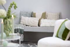 light & living Kussen 60x30 cm LATIUM crème