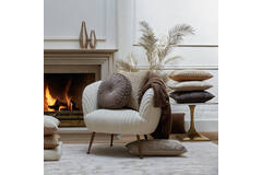 Light & Living Kussen Ø40 Cm BEREND Zand