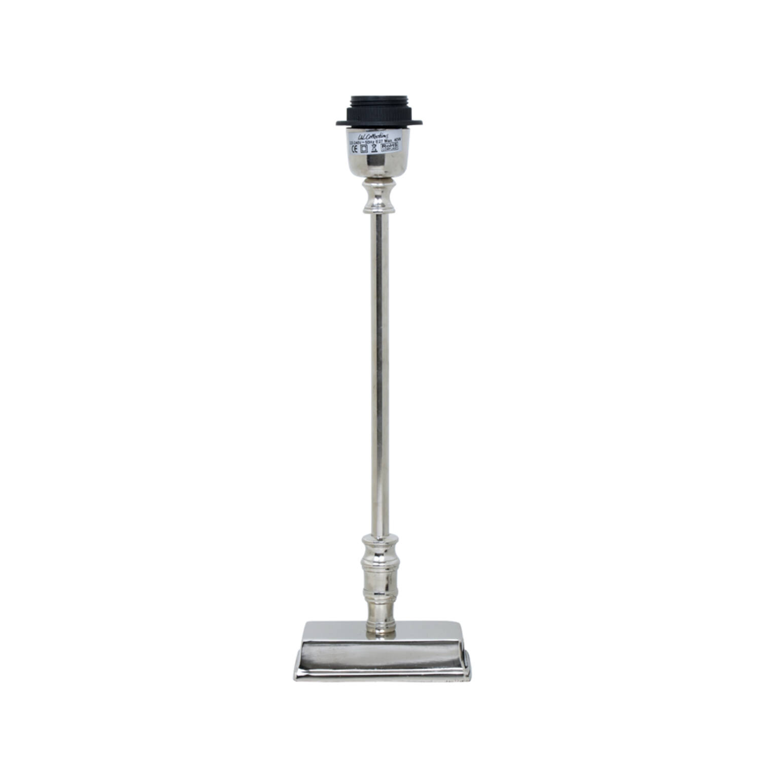 Light & Living Lampvoet 12x6x35 Cm MEHDI Nikkel