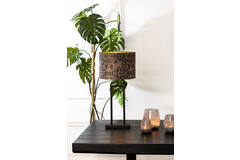 Light & Living Lampvoet 20x10x41 Cm SHIVA Mat Zwart