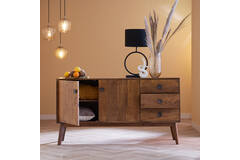 Light & Living Lampvoet 40x12 5x53 Cm LIVA Mat Zwart