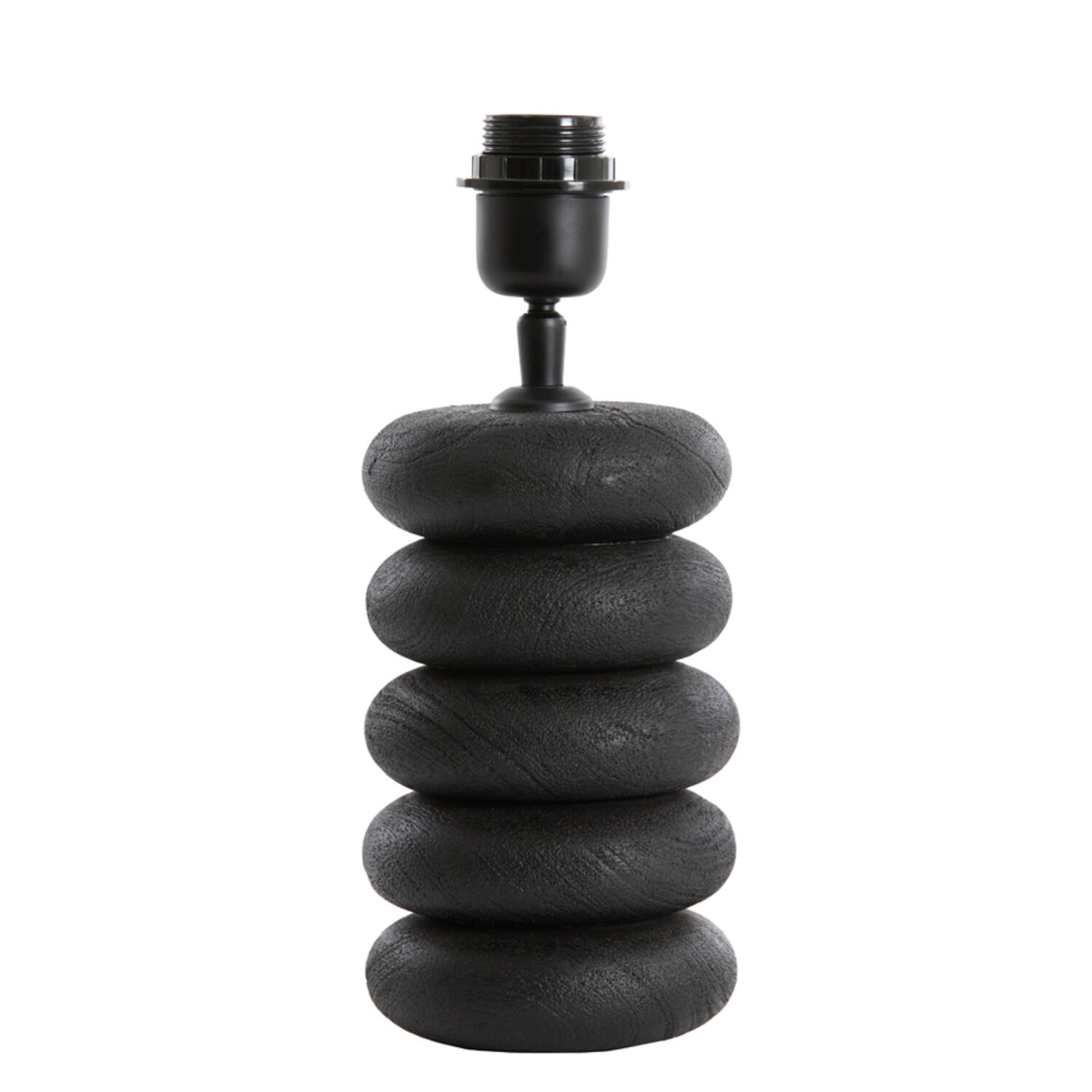 light & living Lampvoet Ø12x21 cm BUDONGO hout zwart