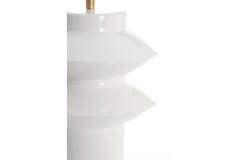 Light & Living Lampvoet Ø22x40 Cm PETCH Glans Wit