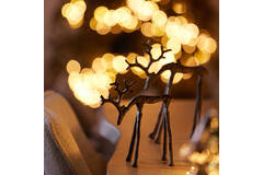 light & living Ornament 17 5x8 5x20 cm DEER zwart