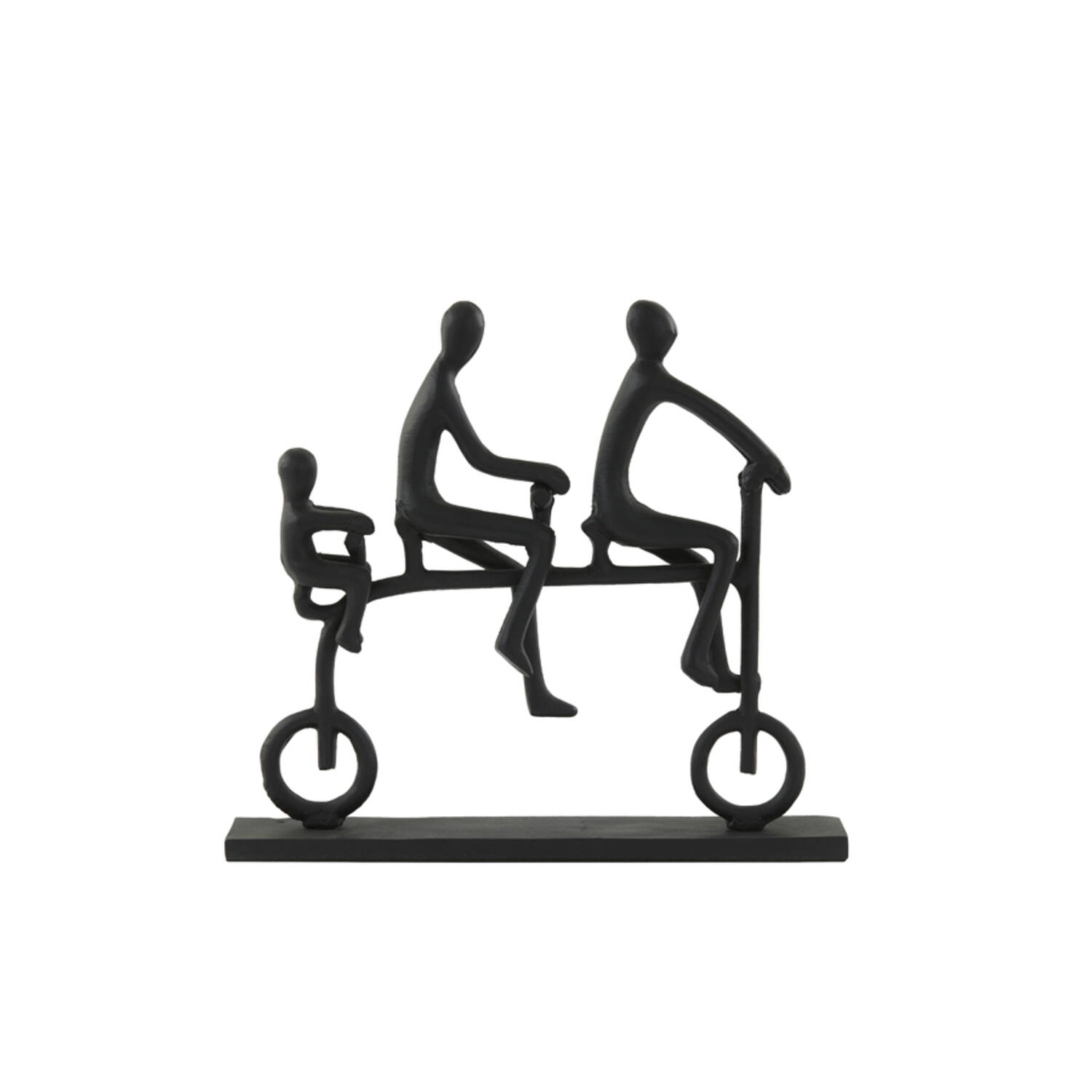 Light & Living Ornament 35x7x32 Cm CYCLE Mat Zwart