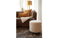 Light & Living Plaid 152x127 Cm KNITTED Crème