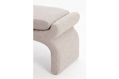 Light & Living Poef 119x45x48 Cm NAFYA Bouclé Taupe