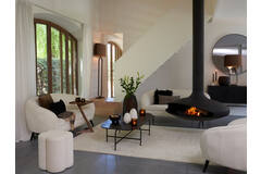 Light & Living Poef 38x38x45 Cm NALANI Bouclé Crème