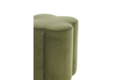 Light & Living Poef 38x38x45 Cm NALANI Olijf Groen