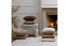 Light & Living Poef 60x46x46 Cm NAFYA Bouclé Crème