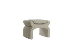 Light & Living Poef 60x46x46 Cm NAFYA Bouclé Taupe