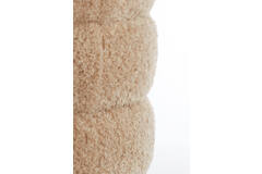 Light & Living Poef Ø40x45 Cm JOBBI Beige+mat Zwart