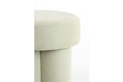 Light & Living Poef Ø42x43 Cm CURTEA Licht Groen