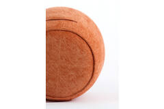 light & living Poef Ø50x40 cm SIBIU oranje